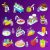 set-isometric-icons-with-artificial-food-scientists-laboratory-equipment-purple-isolated_1284-31758